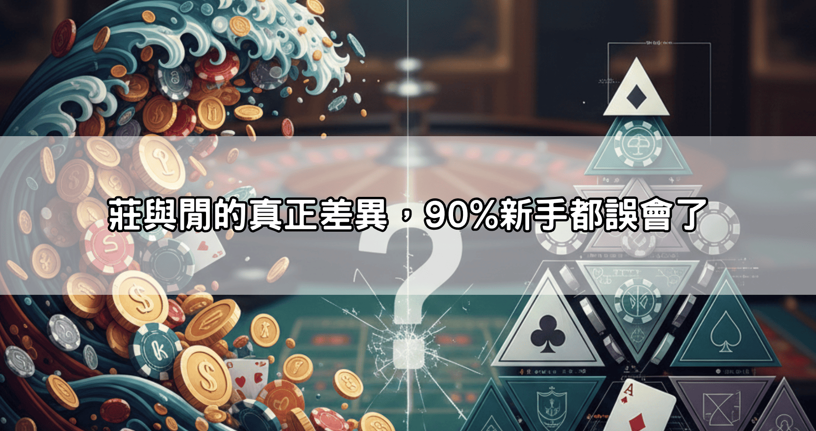 莊與閒的真正差異，90%新手都誤會了