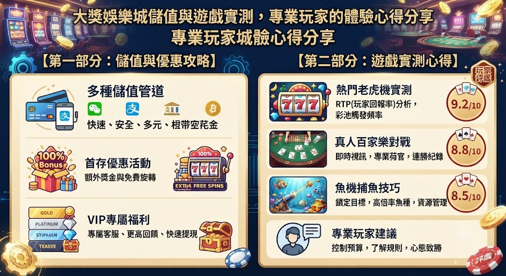 專業玩家的體驗心得分享 專業玩家的體驗心得分享